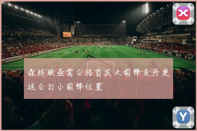 森林狼亟需合格首发大前锋麦丹更适合打小前锋位置